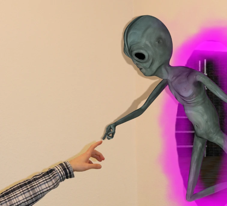 Alien's shadow