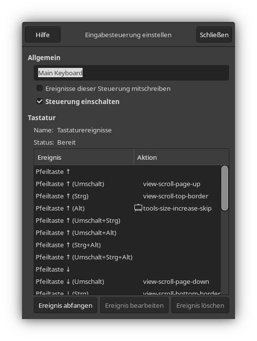GIMP Keybindings