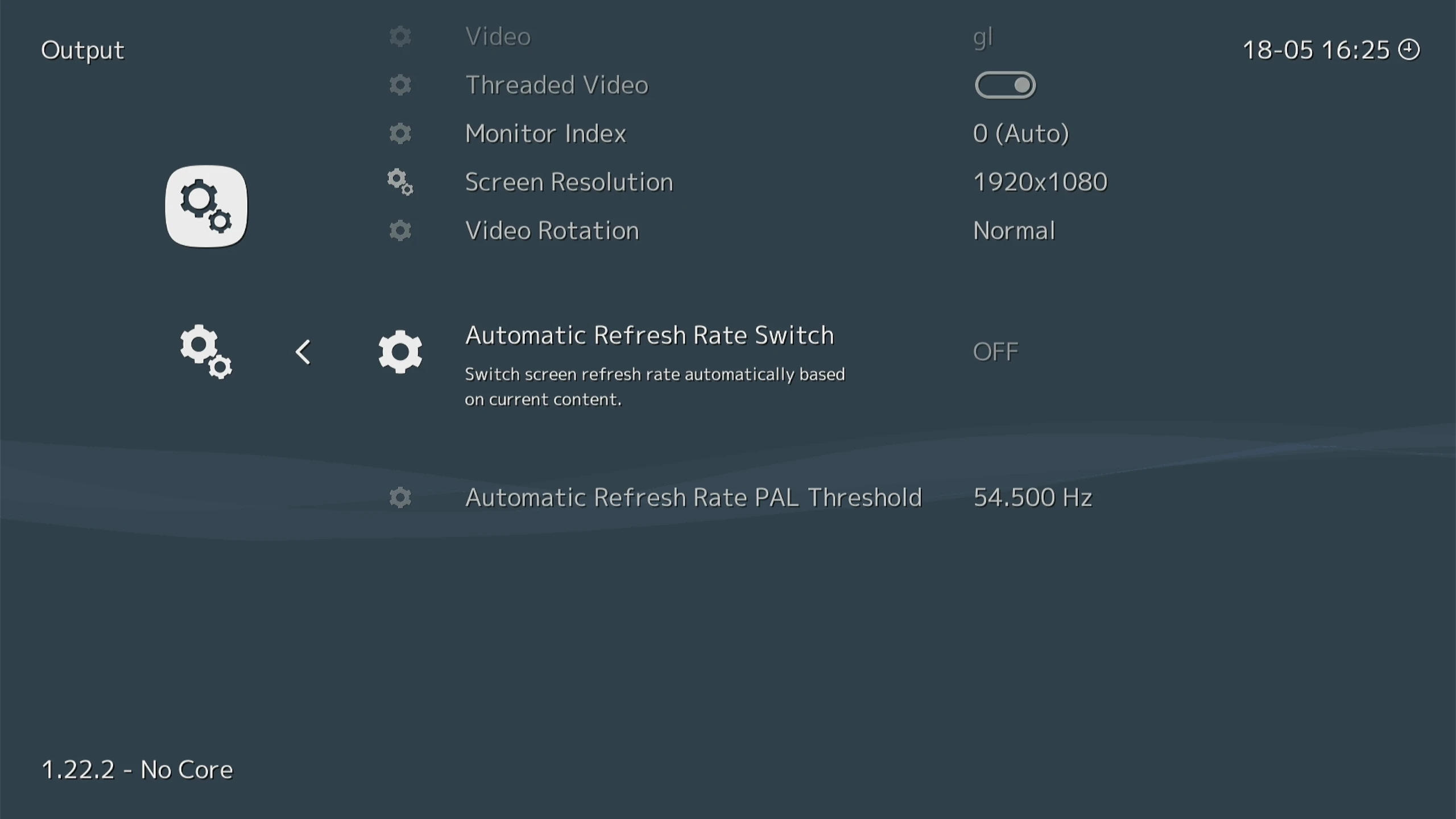 Lakka Automatic Refresh Rate Switch