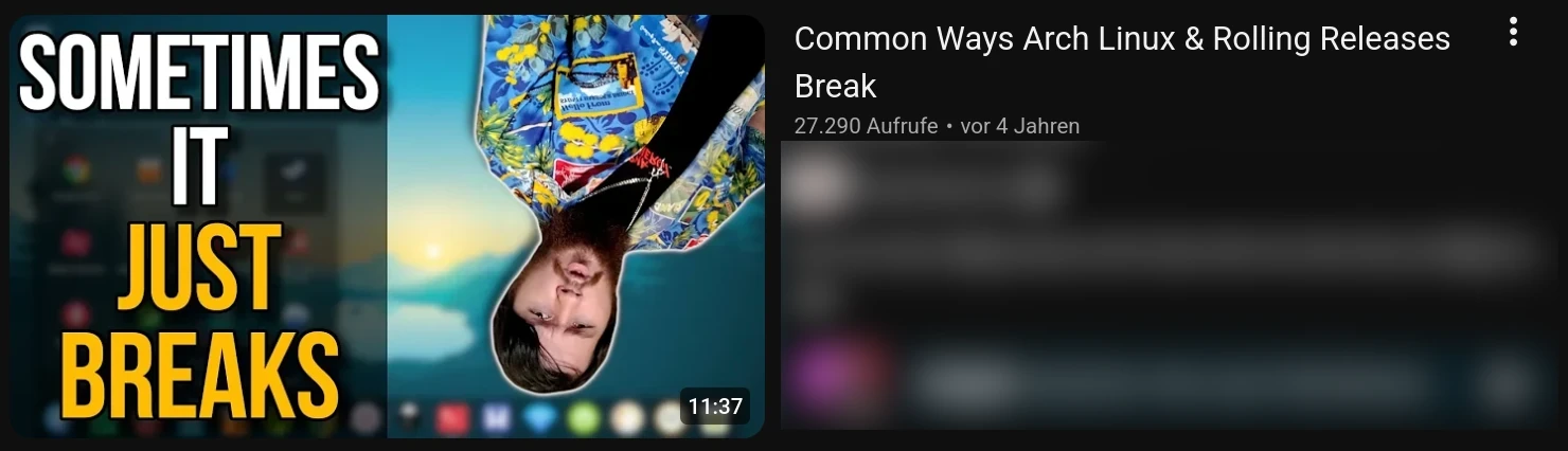 Brodie Robertson - Common Ways Arch Linux & Rolling Releases Break