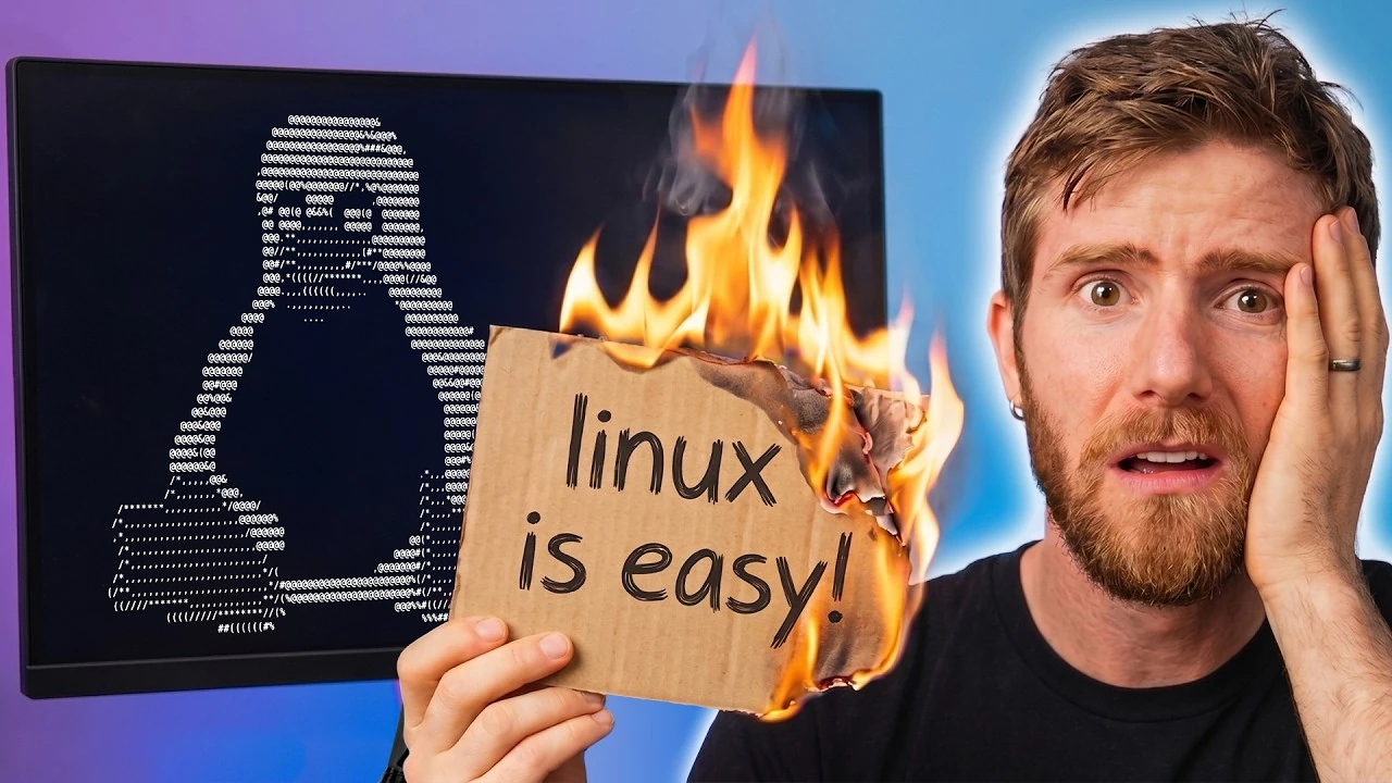 Linus Tech Tips - Linux is easy