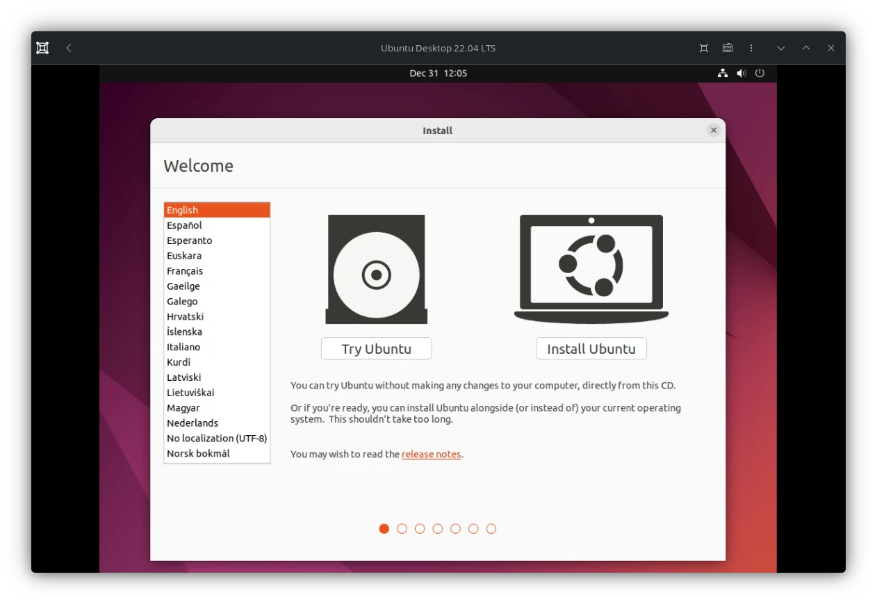 Ubuntu 22.04 LTS Installer Ubuntu 22.04 LTS Installer