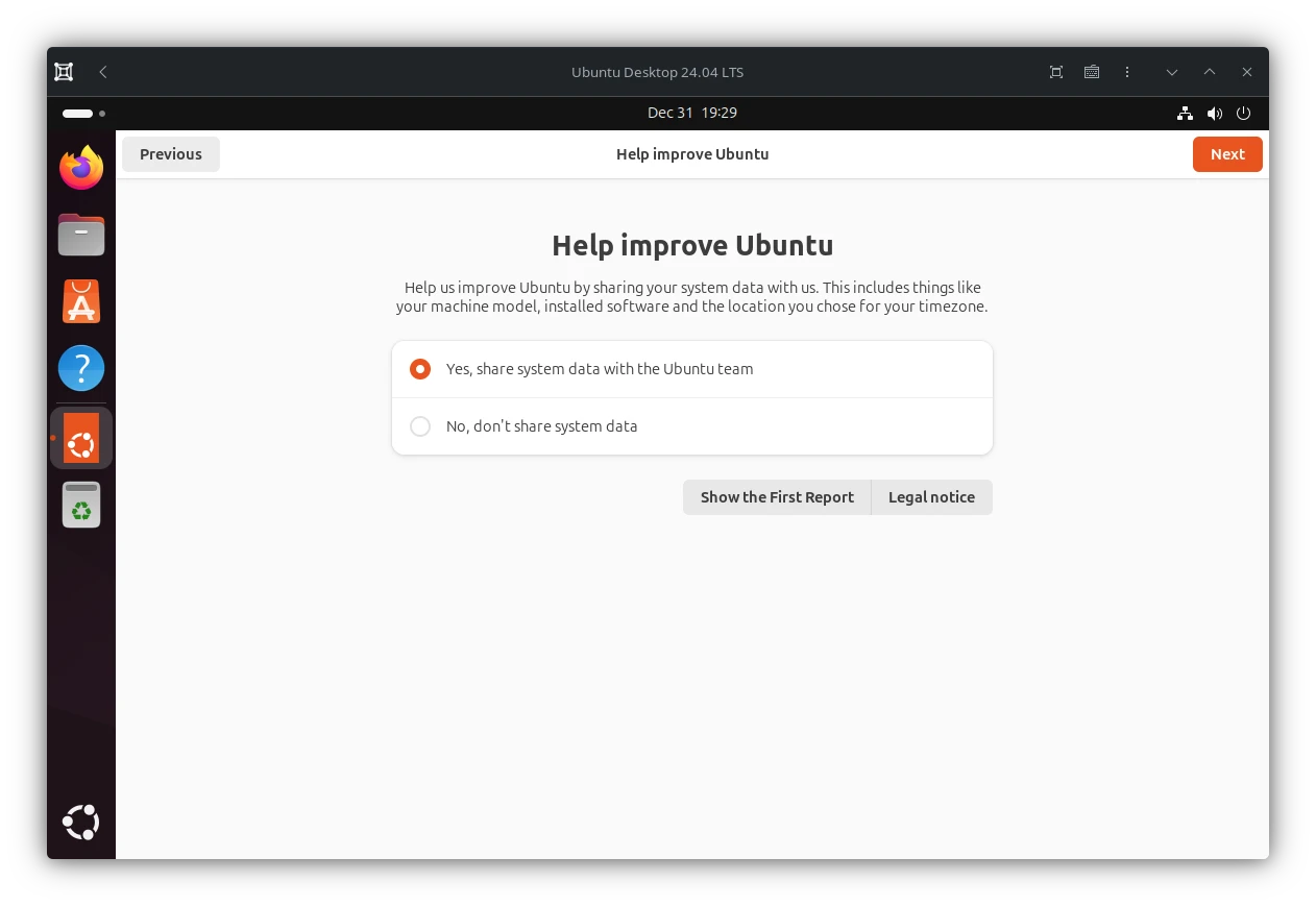 Ubuntu 24.04 Nutzerstatistiken