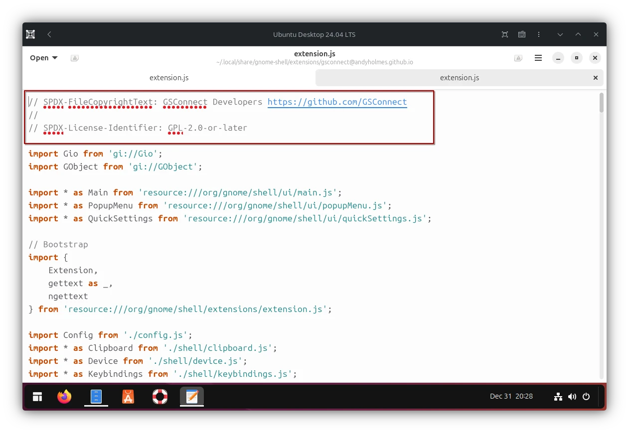 GSConnect unter Ubuntu